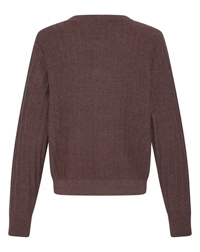 Fransa - FRVanessa Cardigan - Rum Raisin Melange